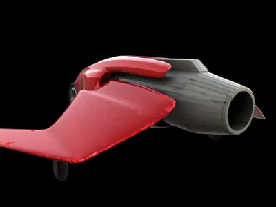 Science Fiction Remote Land Vehicle Craft 3D model