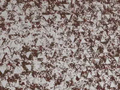 Industrial Metal Triangle Studs PBR Seamless Texture