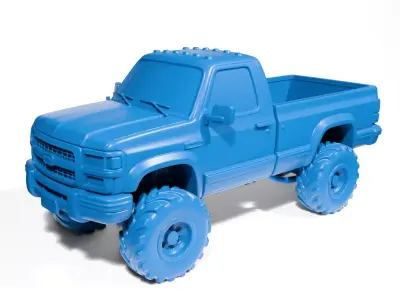 Off-road truck 3D print model