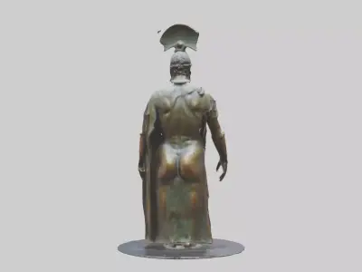 Bronze Roman statue model 3D model