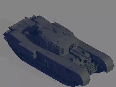 Churchill VII 3D model