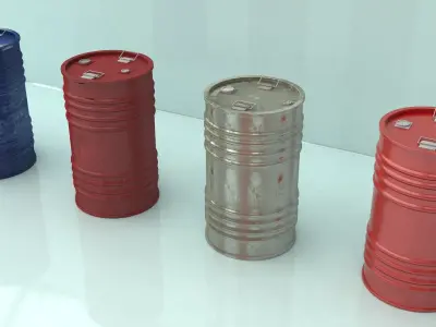 Oil Barrel 3D model buy