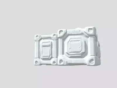 Scientific Crate Pack -Game Ready Low-poly 3D model