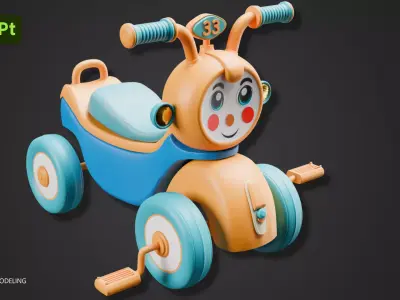Pedal Ride-On 3D model get