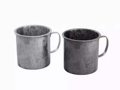 Steel Survival Cup Set  3D model