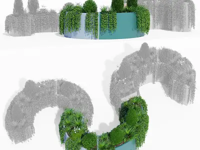 Modular Planters part 2 3D model