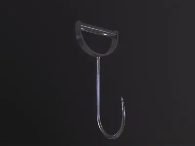Meat Hook 3D Model Low-poly 3D model