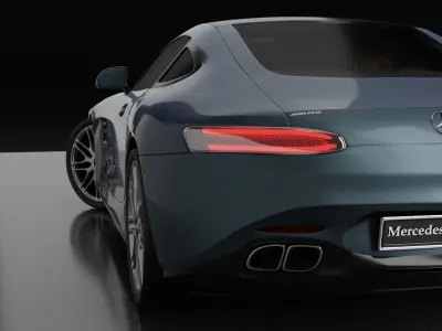 Mercedes AMG GTs - v8 BITURBO Free 3D model