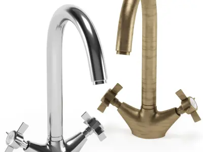 OFFICINE GULLO kitchen faucets 3D model