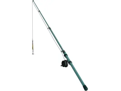 Fishing Rod 3D model 4