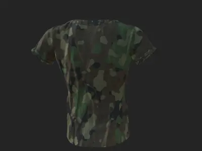 Military T-Shirt 3D model