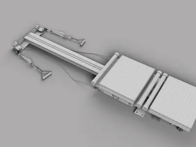 High-Quality Micro Pro Reformer Gym Equipment  3D model