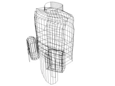 Armour Vest - Type 4 3D model