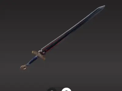 Fantasy Sword or Weapon 3D model