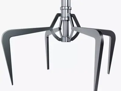 Metal Claw 16 with RIG 3D model