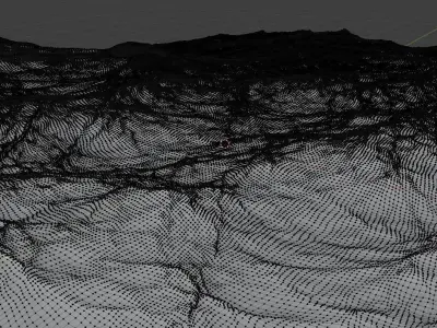 ocean water drop 3D model
