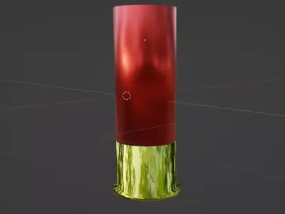 12 gauge bullet Free 3D model