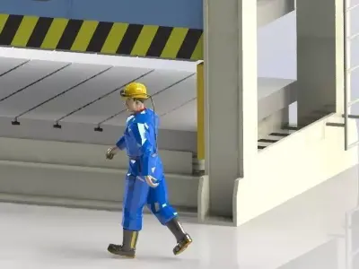 Machine Press 350Ton Free 3D model
