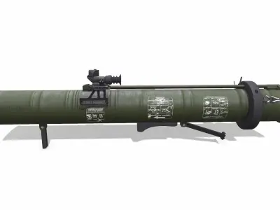 RPG-28 Anti-tank Rocket Launcher Low-poly PBR Low-poly 3D model