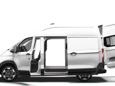 VW Transporter Van L1H2 2SD HQ Interior 2025 3D model