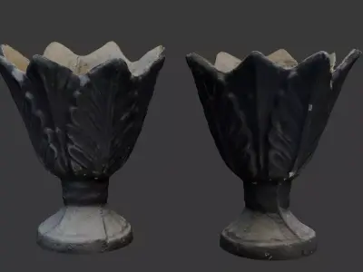 Antique Decorative Vase 3D Scan Low-poly 3D model