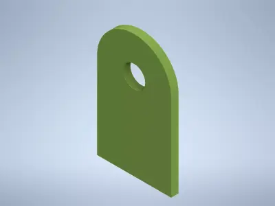 Steel ear 3D model