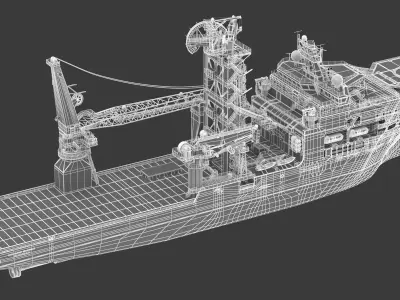 Normand Maximus Subsea Construction Vessel 3D model