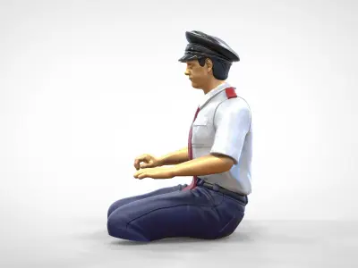 N2 City Train Driver  3D print model