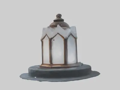 Ice lantern Model Low-poly 3D model