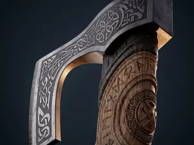 Nordic Axe 3D model purchase