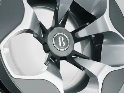 Bous J-1  Concept Rim Low-poly 3D model