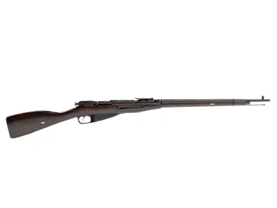 Mosin Rifle - Historic Bolt-Action Rifle 3D Model - Blender 3D model