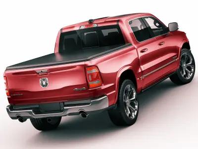 Ram 1500 Limited 2019 3D model