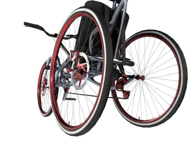 Handcycle 3D model purchase