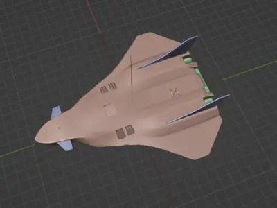 space aircraft 3D model