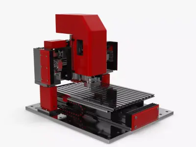 CNC Router Engraving Drilling Milling machine 3D model