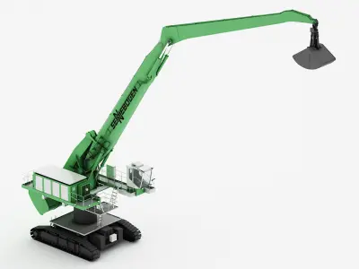 SENNEBOGEN 880 EQ Crawler Low-poly 3D model