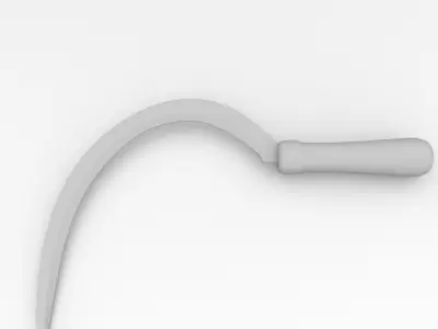 Sickle knife 3D model
