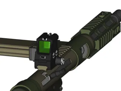 Sten gun MK II whatif CAD files 3D model
