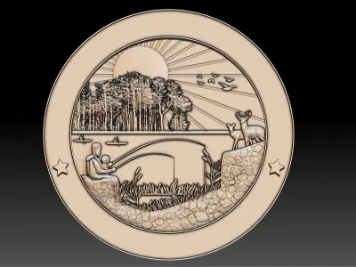 County Seal 3D print model