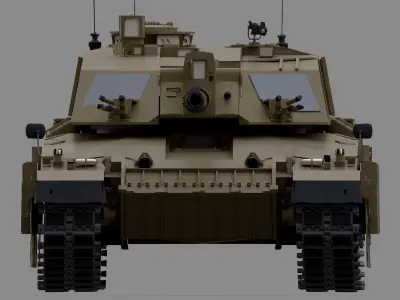 Challenger II TANK 3D model