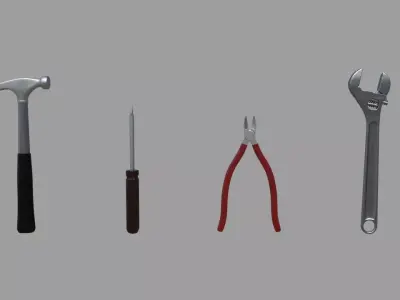 Tools different 3D model