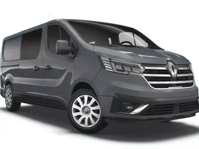 Renault Trafic Combi LWB 2021 3D model