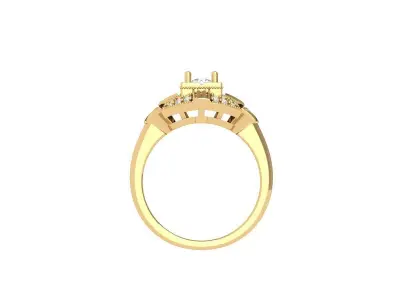 Wedding Ring  3D print model 225