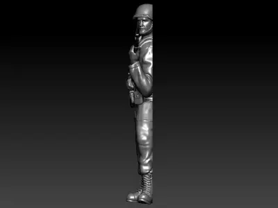 Relief Soilder 3d Pendant  3D print model