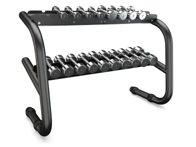 Technogym - Free Weight - Chromed Dumbells 3D model