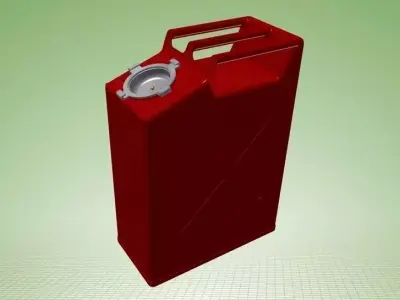  Fuel Can 5gal USGI Free 3D model