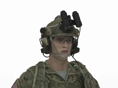   AmericanSoldier 3D model