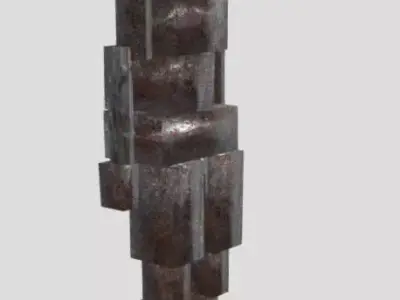 up metal Free 3D model