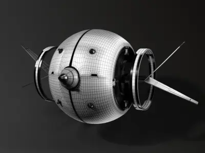 Futuristic Drone 3D model